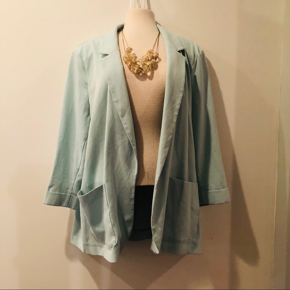 Mint Blazer Marks & Spencer London NWOT Plus Size
